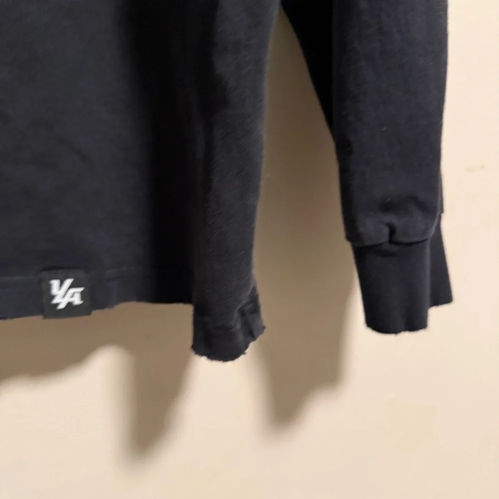 YoungLA Primitive Oversized Long Sleeve T-Shirt Black Wash- Size Large